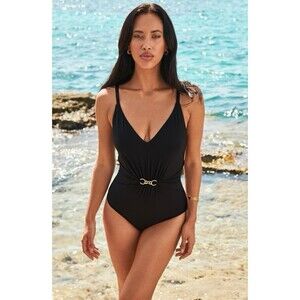 MAGICSUIT Gianna Chain Link One-Piece Swimsuit NWT IN STORES SZ 16